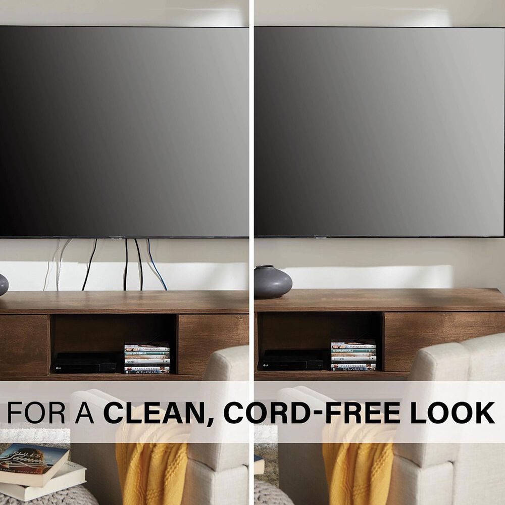 Sanus In-Wall TV Power and Cable Management Kit in White, , large