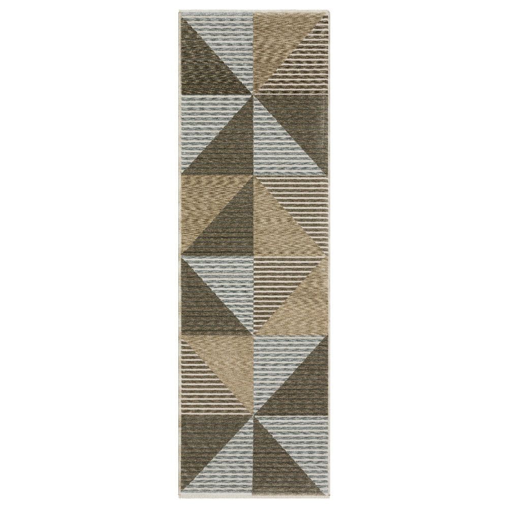 Oriental Weavers Echo ECH04 Beige and Grey 2"3" x 7"6" Runner, , large