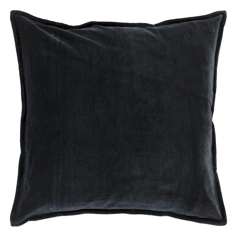 Surya 20" x 20" Ava Grace Down Fill Pillow in Charcoal, , large