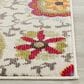 Safavieh Monaco MNC233A-212 2"2" x 12" Ivory/Multi Runner, , large