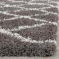Safavieh Dallas Shag SGD258A-10 10" x 14" Dark Grey/Ivory Area Rug, , large