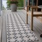 Dalyn Rug Company Marlo 2"3" x 7"6" Black Indoor/Outdoor Runner, , large