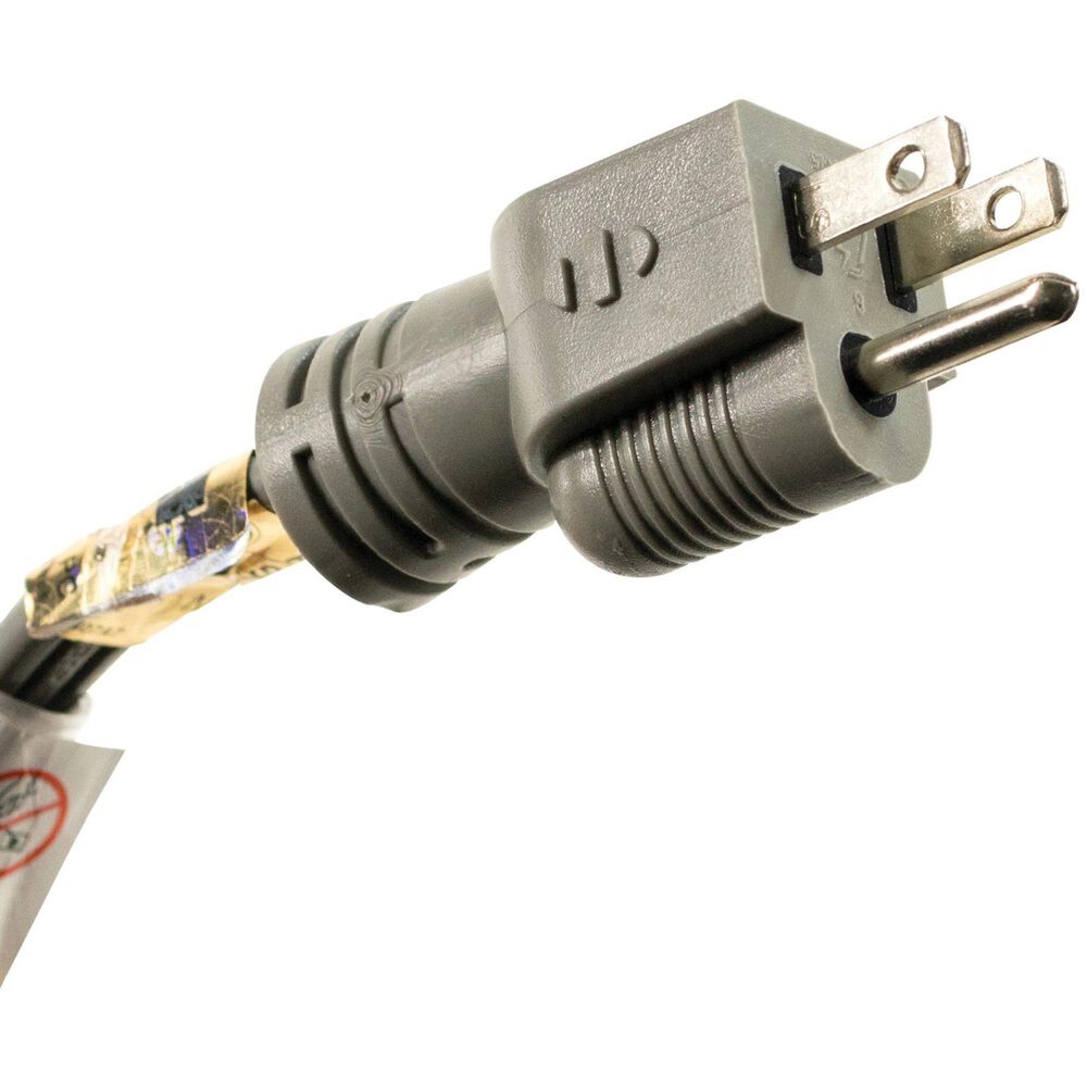 Petra Industries Inc 15-Amp Grounded Straight Plug Head Power Supply Cord, 6ft;, , large