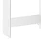 HOMLUX 40" Computer Desk with Open Side Shelves in White, , large