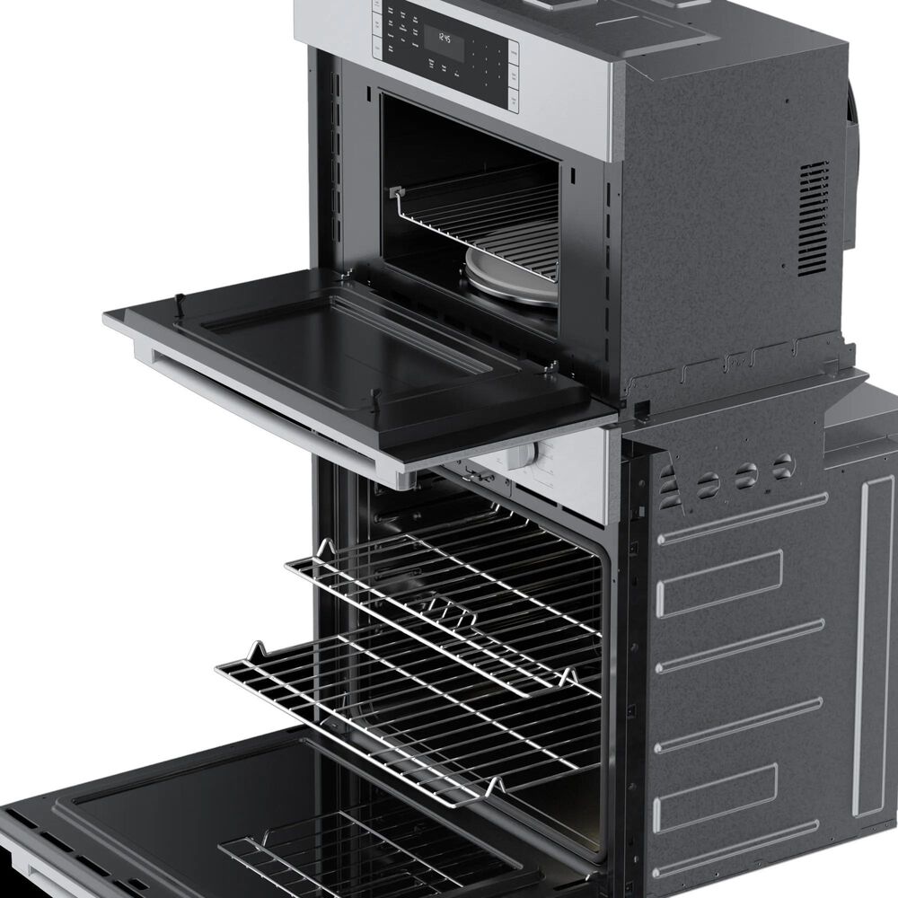 Bosch 500 Series 30&quot; Built-In Combination Electric Convection Wall Oven in Stainless Steel, , large