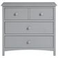 Oxford Baby Montauk 3-Drawer Dresser in Farmhouse Gray, , large