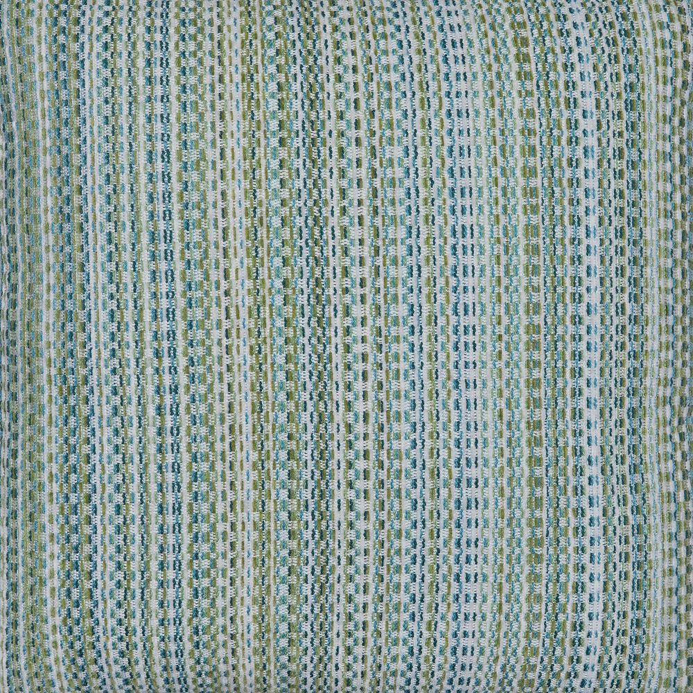 Ashley Keithley 18&quot; Square Throw Pillow in Green, Turquoise and White, , large