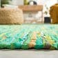 Safavieh Montauk MTK251 8" x 10" Green Area Rug, , large