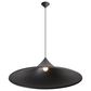 Golden Lighting Vistara 35.375" 1-Light Pendant in Sand Black, , large