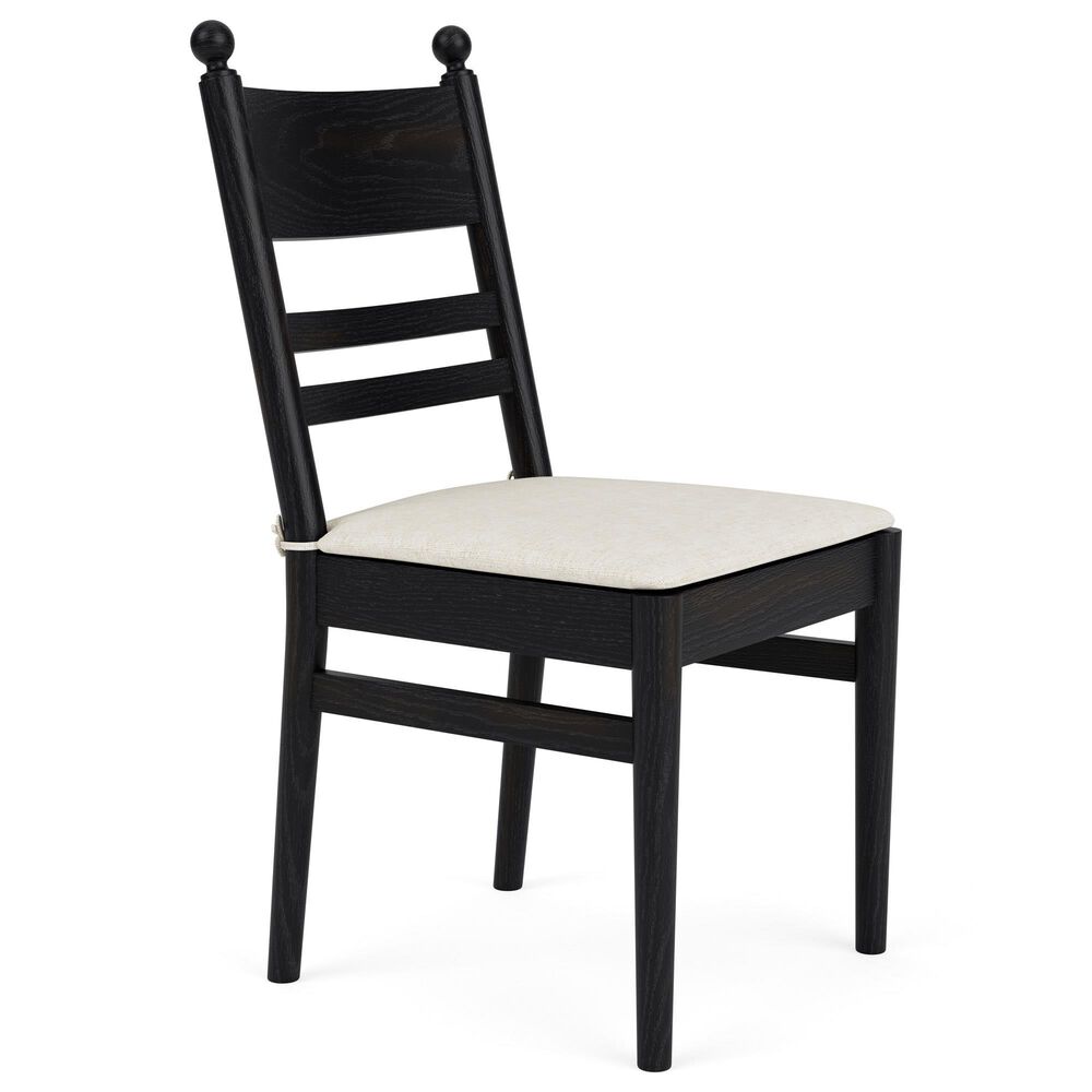 Riverside Furniture Calhoun 7-Piece Rectangular Dining Set in Whiskey Oak and Ebony Whiskey Oak, , large