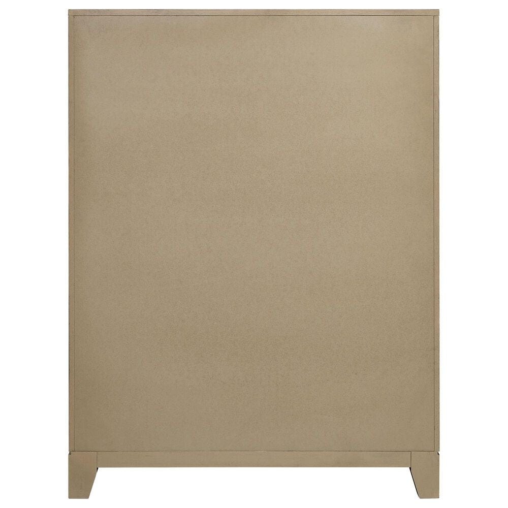 Emerald Home Furnishings Sutton Place 6-Drawer Chest in Caramel and Cocoa Brown, , large