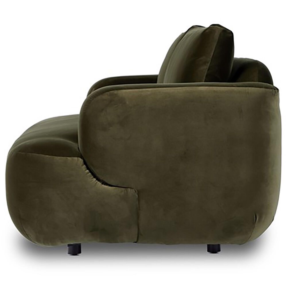 Four Hands Centrale Benito Stationary Sofa in Surrvey Olive, , large