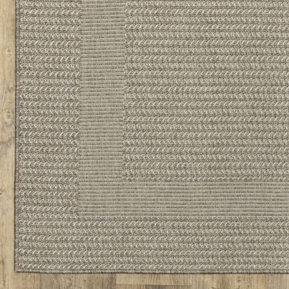 Oriental Weavers Caicos CA05A 6&#39;7&quot; x 9&#39;2&quot; Grey Area Rug, , large