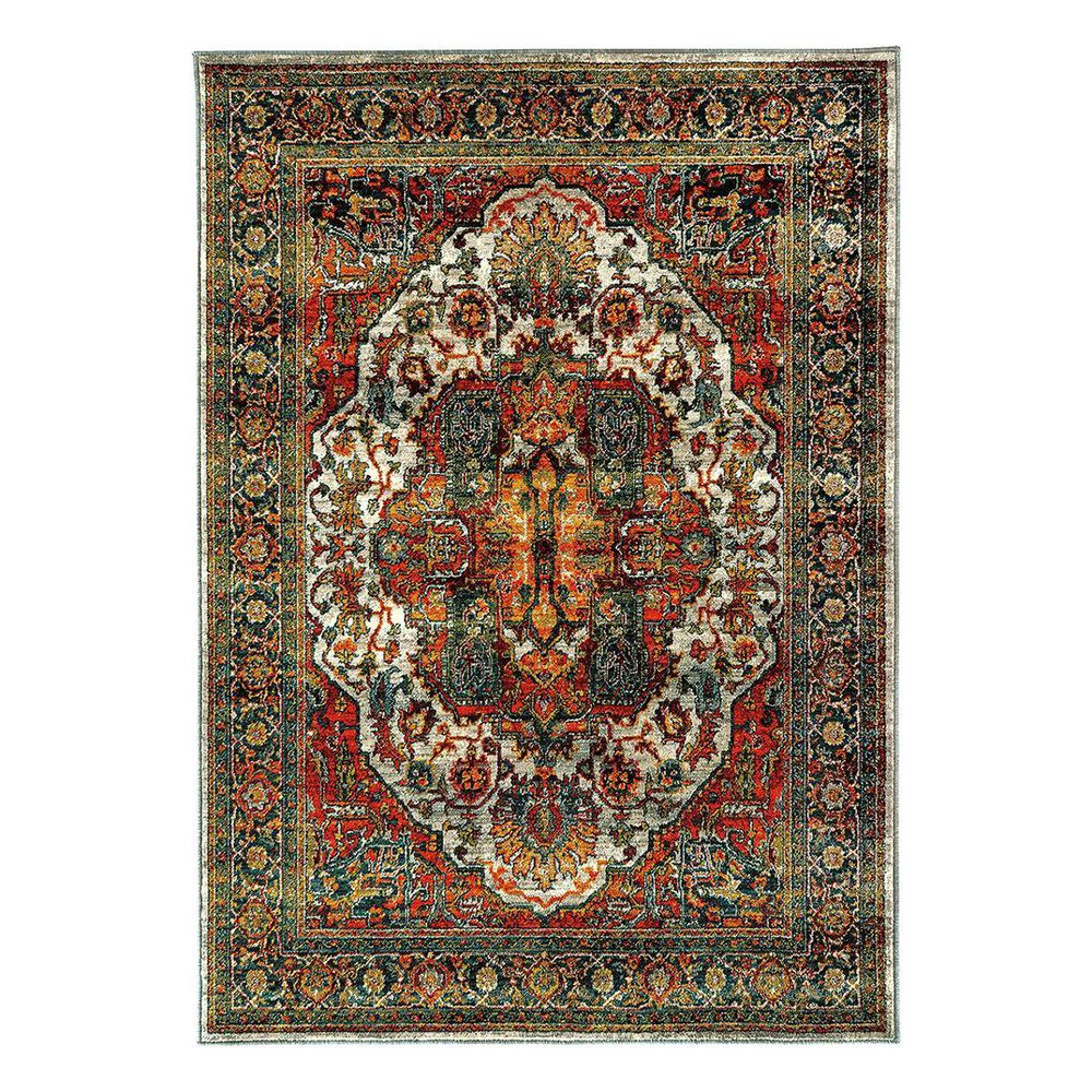 Oriental Weavers Sedona 6382B 3"10" x 5"5" Red Old World Persian Area Rug, , large