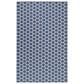 Nourison Twist Reversible 4" x 6" Navy Indoor/Outdoor Area Rug, , large