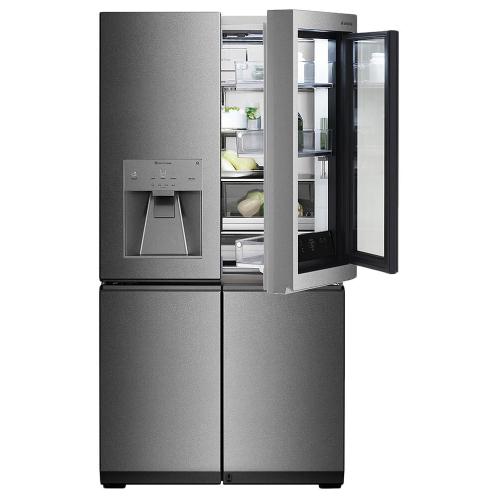 LG 22.8 Cu. Ft. French Door Refrigerator with InstaView Door-In-Door in Textured Steel, , large