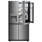 LG 22.8 Cu. Ft. French Door Refrigerator with InstaView Door-In-Door in Textured Steel, , large