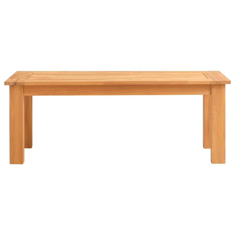Linon Home Decor Carenen Patio Coffee Table in Natural, , large