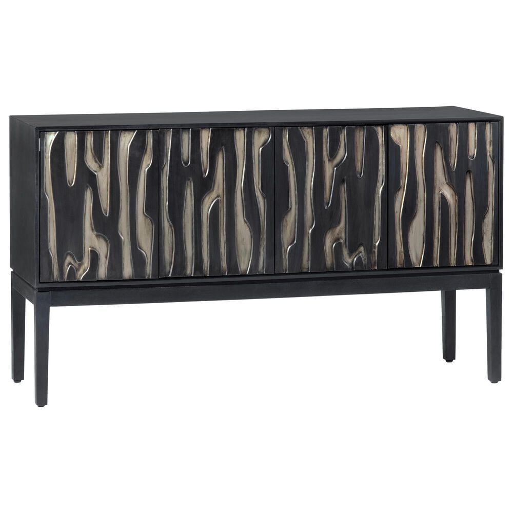Crestview Collection Maximus 4-Door Sideboard in Black, , large