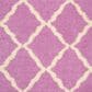 Safavieh Dallas Shag SGD257I-3 3" x 5" Pink/Ivory Area Rug, , large