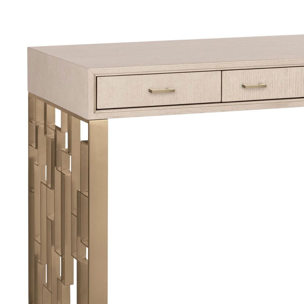 Hooker Furniture Marlowe Writing Desk with Polished Limestone and Radiance, , large