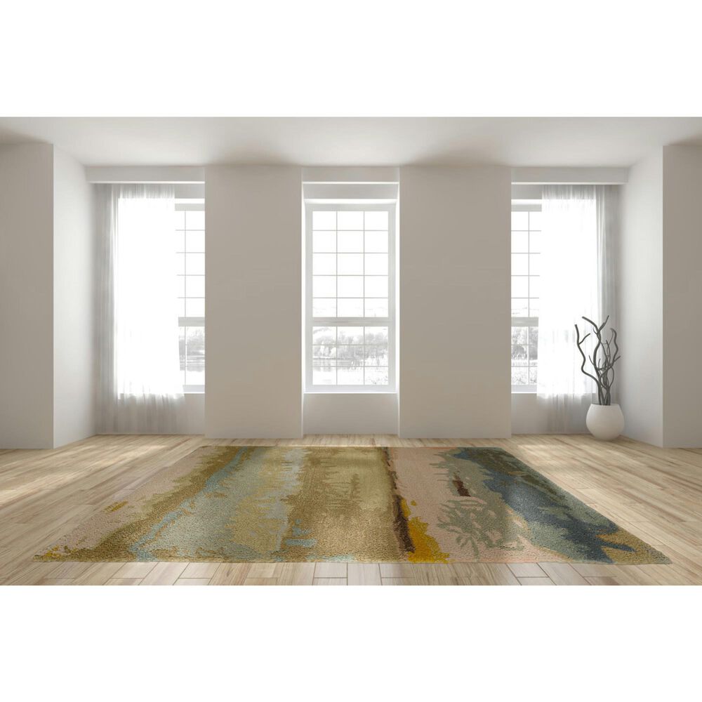 Jaipur Genesis Juna Blue and White 12' x 15' Area Rug, , large