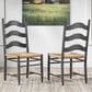 Legacy Classic Furn Direct Shp Vintage Market Dining Side Chair in Kettle Black and Brown, , large