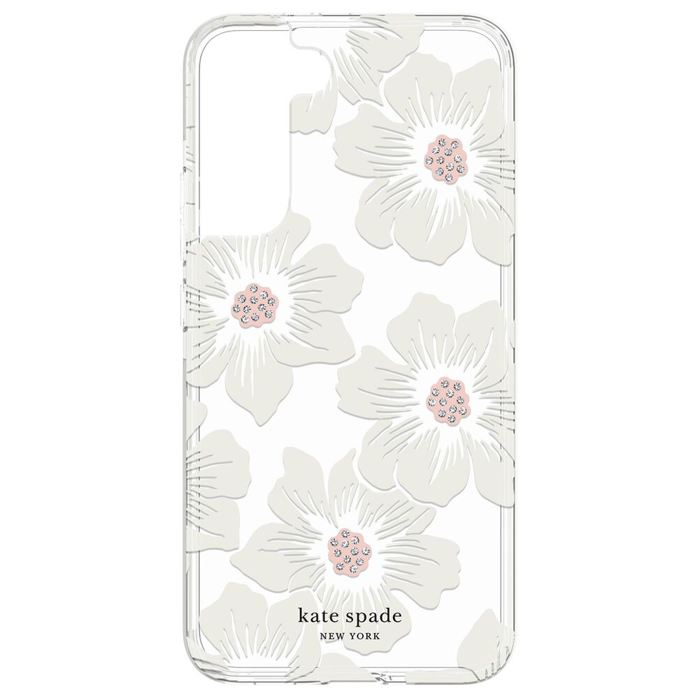 Kate Spade New York Defensive Hardshell Case for Samsung Galaxy S22+ in Hollyhock  Floral Clear | NFM