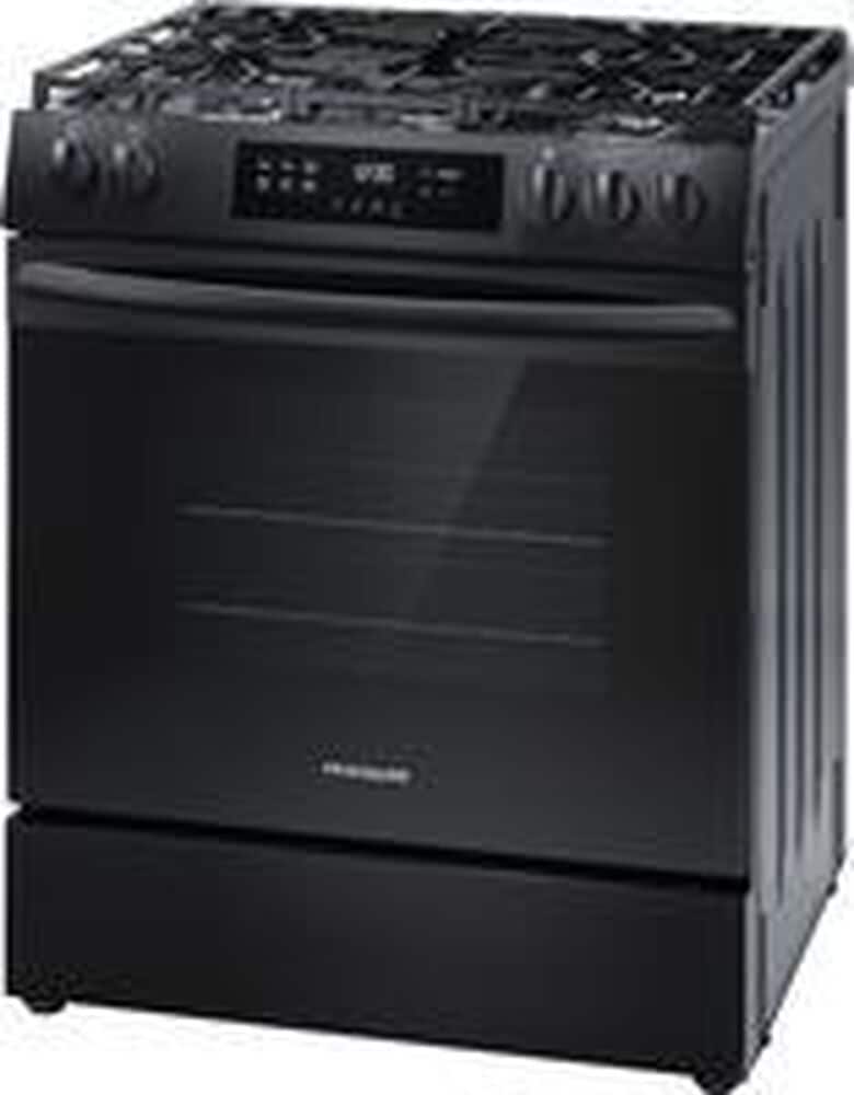 Frigidaire 30&quot; Front Control Gas Range In Black, , large