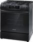 Frigidaire 30" Front Control Gas Range In Black, , large