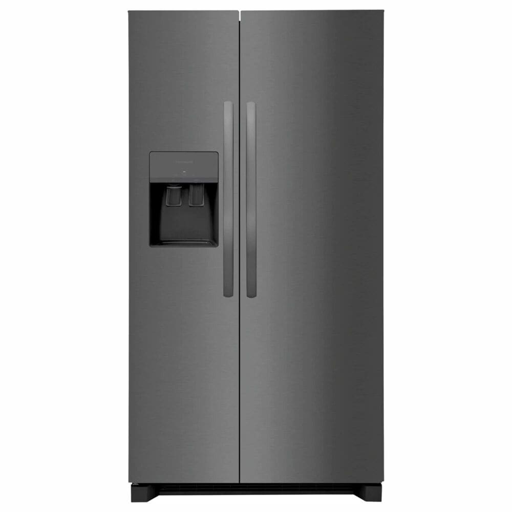 Frigidaire 25.6 Cu. Ft. Standard Depth Side-by-Side Refrigerator in Black Stainless Steel, , large