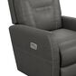 La-Z-Boy Lennon Power Rocker Recliner with Tall Base in Elite Charcoal, , large