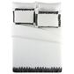 Peking Handicraft Ligne 3-Piece Queen Duvet Set in Cream, , large