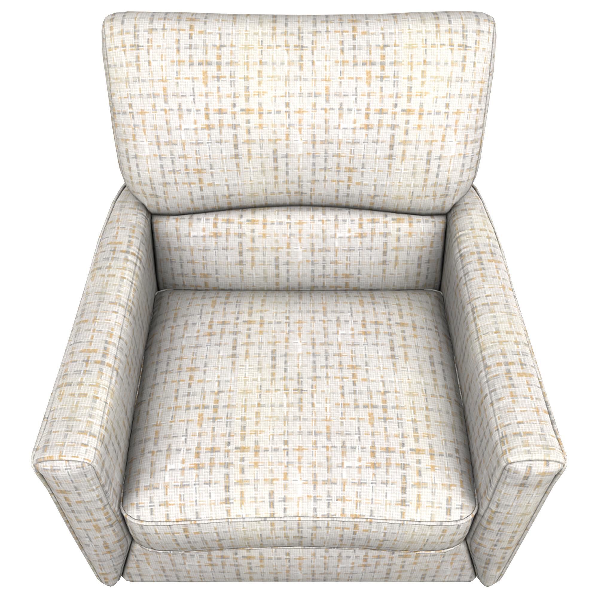 La Z Boy Bellevue Swivel Chair in Seashell NFM