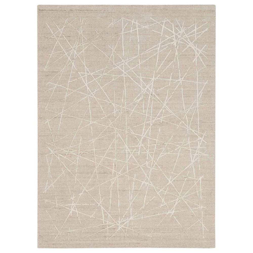 Nourison Wander 5"3" x 7"3" Taupe Area Rug, , large