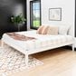 Linon Home Decor Polly King Platform Bed in Bold White, , large