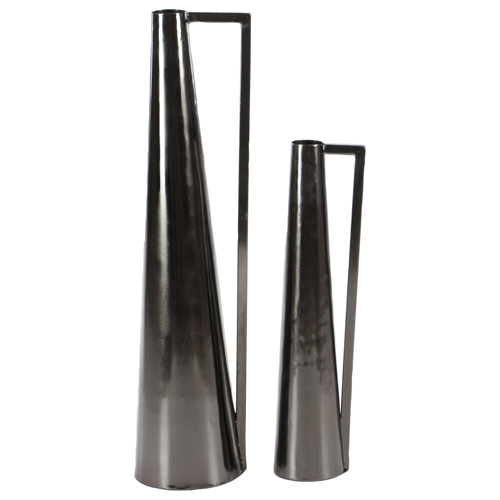 Maple and Jade Assorted Vases in Black (Set of 2), , large