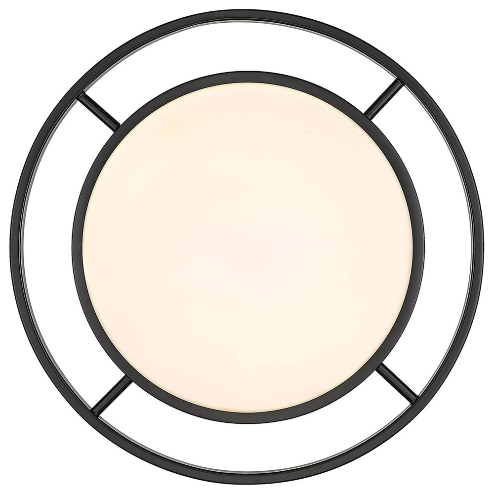 Golden Lighting 16.5&quot; Astra Flush Mount in Matte Black, , large