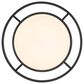 Golden Lighting 16.5" Astra Flush Mount in Matte Black, , large