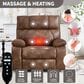Hearth and Haven Large Power Lift Recliner in Brown, , large