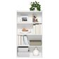 HOMLUX 4-Tier Open Shelf Bookcase in White, , large