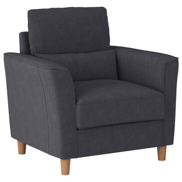 CorLiving Georgia Accent Chair in Dark Grey, , large