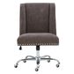 Linden Boulevard Draper Office Chair in Charcoal, , large