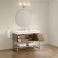 37B Mauri 48" Single Bathroom Vanity with Metal Base in Walnut Drift with High-Profile 4" White Composite Stone Top, , large