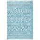 Safavieh Tulum 5"3" x 7"6" Turquoise and Ivory Area Rug, , large