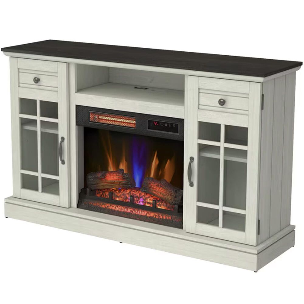 Fabio Flames Madeline 54&quot; TV Stand with Electric Fireplace in Fairfax Oak, , large