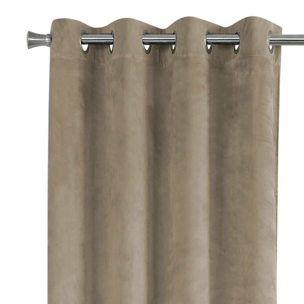 Monarch Specialties 52&quot; x 84&quot; Curtain Panel in Beige &#40;Set of 2&#41;, , large