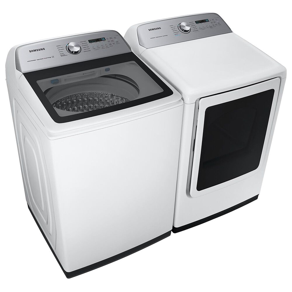 Samsung 7.4 Cu. Ft. Smart Gas Dryer with Steam Sanitize+ in White, , large