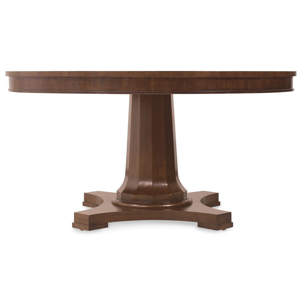 HOOKER Archives 5-Piece Round Dining Set in Classic Walnut, , large