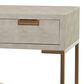 Maple and Jade Vanity Stool and Hidden Mirror in Light Gray and Gold, , large
